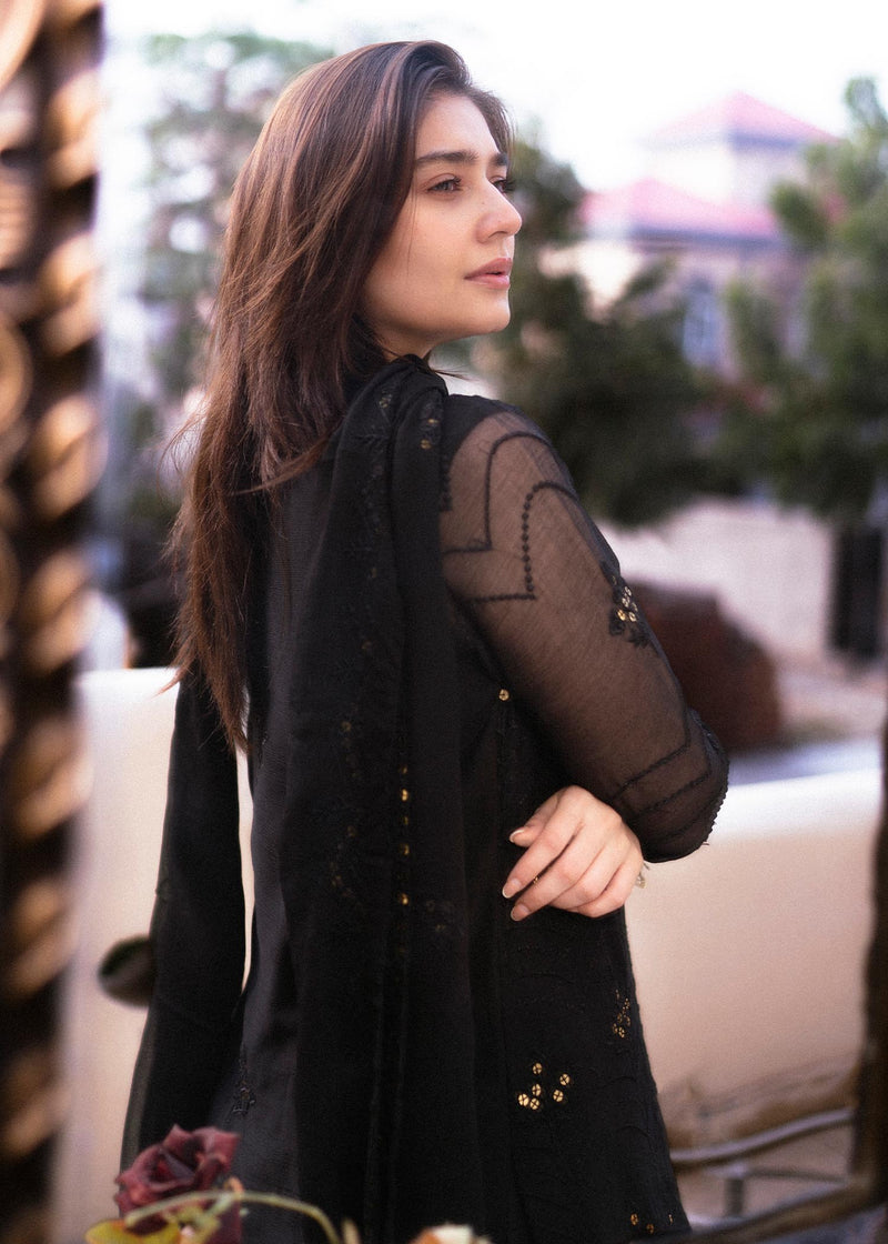 Merakish Luxury Chiffon Volume-9 Unstitched 3-Piece Suit-MLC-V9-YAO2423