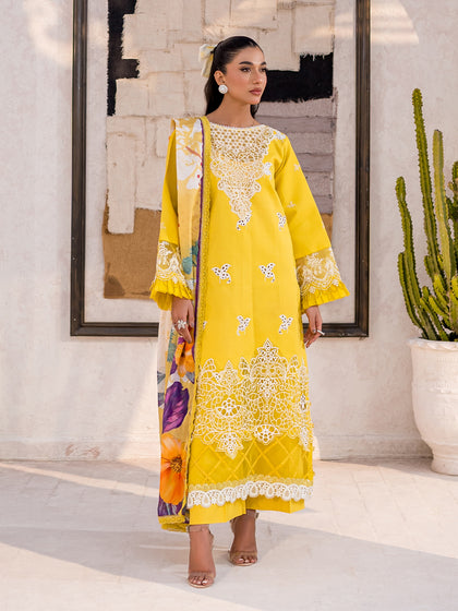 Parishay Dilkash Lawn Volume-2 Unstitched 3-Piece Suit - DH-S24V1-12