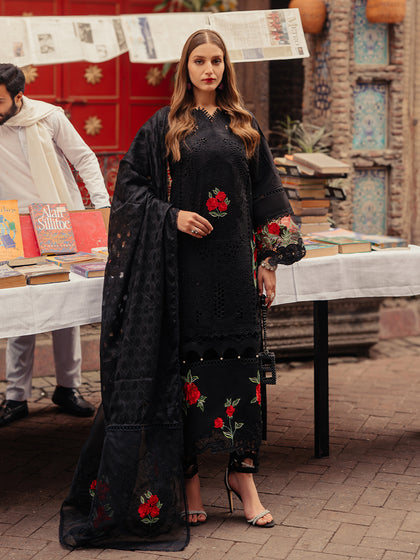 Parishay Fashion Street Luxury Lawn Unstitched 3-Piece Suit - FS-S24-07