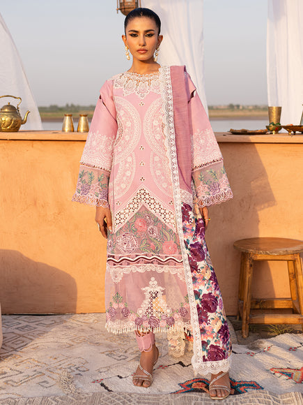 Parishay Janan Luxury Lawn Volume-2 Unstitched 3-Piece Suit - JL-S24V2-08