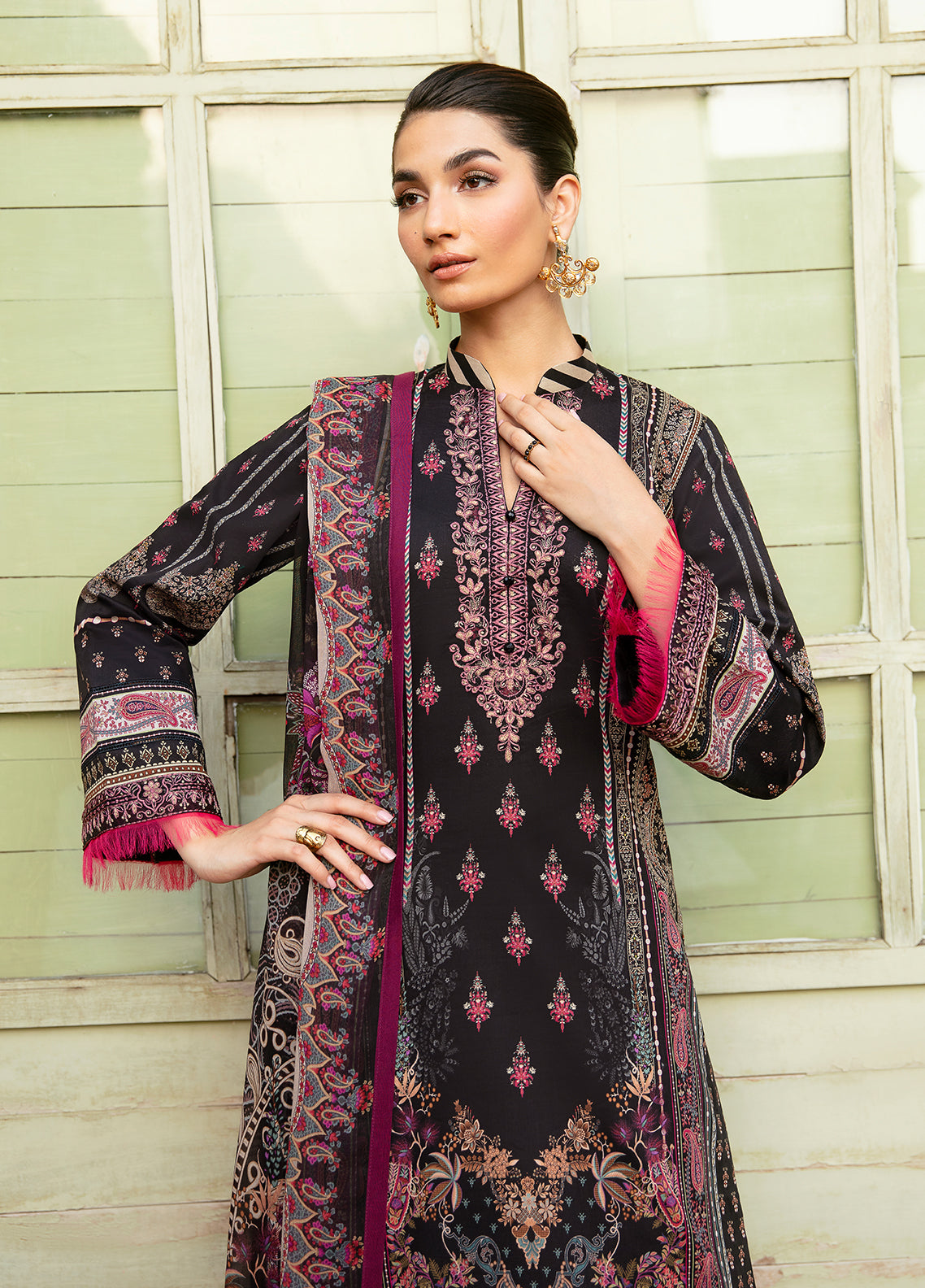 Gulaal Summer Glow Lawn Volume-3 Unstitched 3-Piece Suit - GL-L-24V3-06-ANDREA