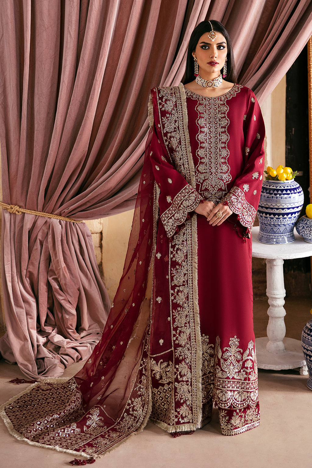 Saad Sheikh Singhar Festive Unstitched 3-Piece Suit-SSS-F23-1085-RAQS