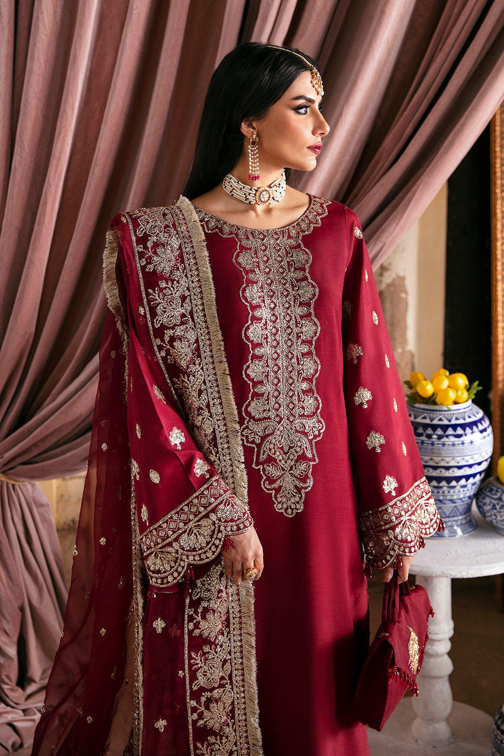 Saad Sheikh Singhar Festive Unstitched 3-Piece Suit-SSS-F23-1085-RAQS