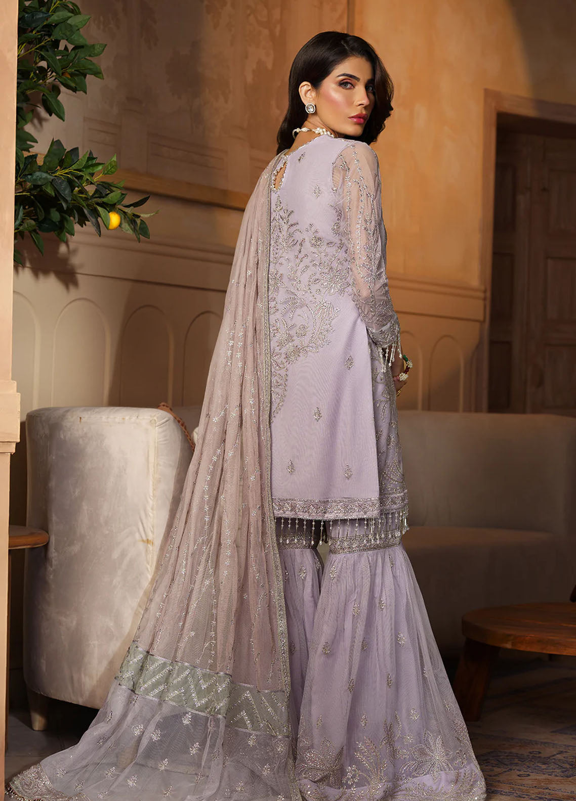 Zarif Nauroz Festive Formals Unstitched 3-Piece Suit - ZFN-07-MEHER