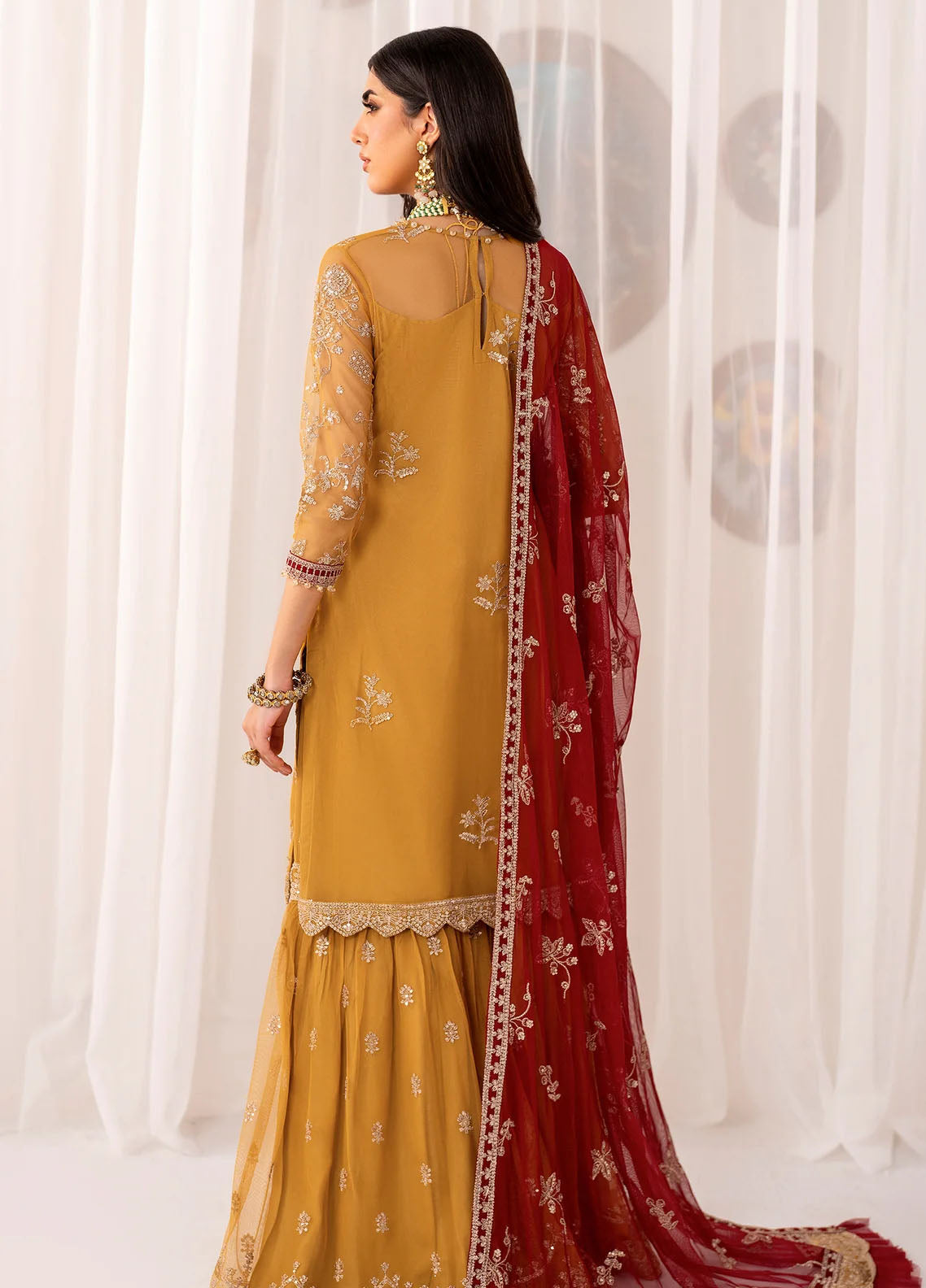 Zarif Maheer Formals Unstitched 3-Piece Suit - ZMU-04-MAHROO