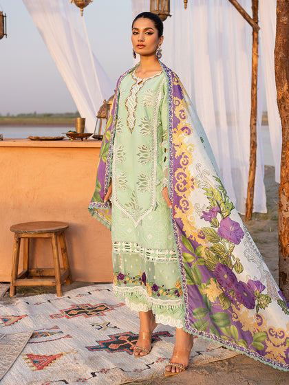 Parishay Janan Luxury Lawn Volume-2 Unstitched 3-Piece Suit - JL-S24V2-04