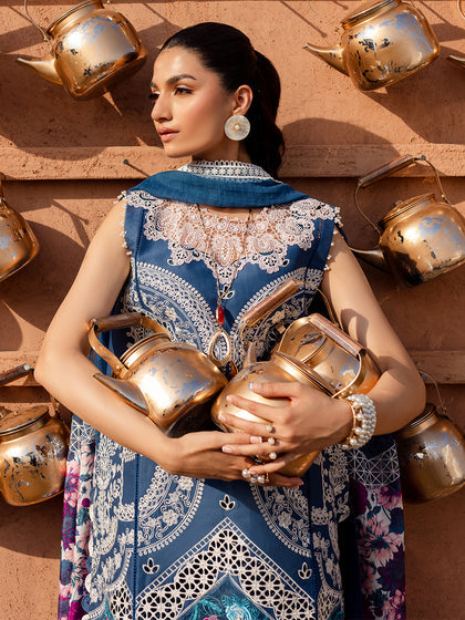 Parishay Janan Luxury Lawn Volume-2 Unstitched 3-Piece Suit - JL-S24V2-07