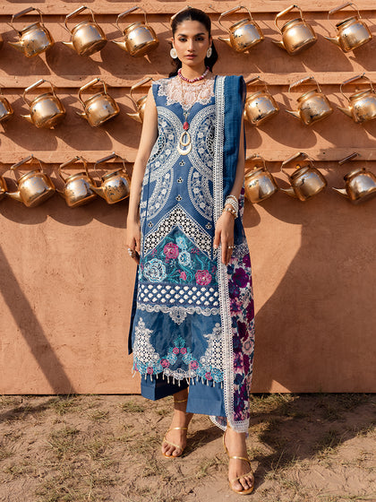 Parishay Janan Luxury Lawn Volume-2 Unstitched 3-Piece Suit - JL-S24V2-07