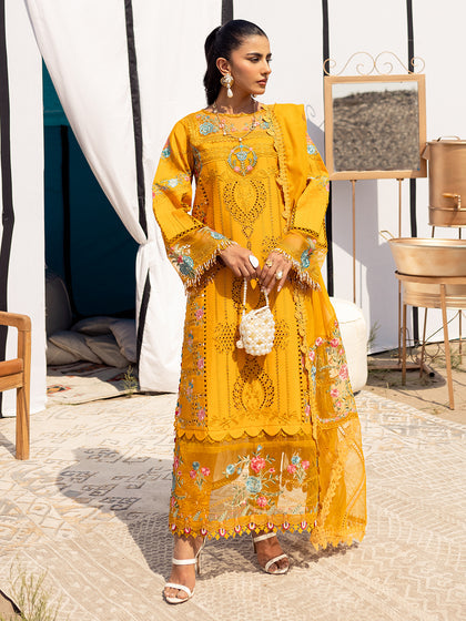 Parishay Janan Luxury Lawn Volume-2 Unstitched 3-Piece Suit - JL-S24V2-06
