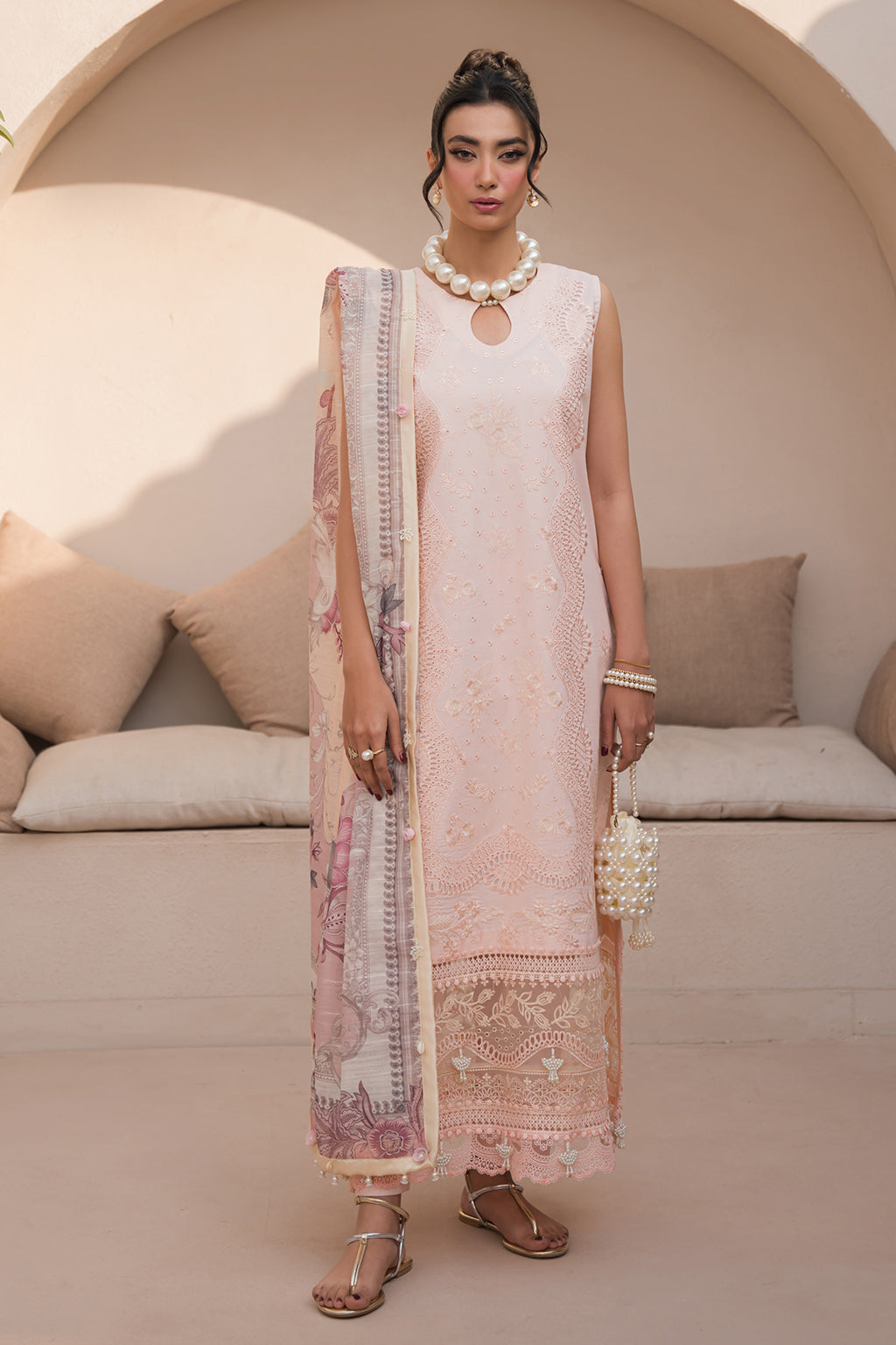 Neeshay Symphony Lawn Unstitched 3-Piece Suit - WHISPERS