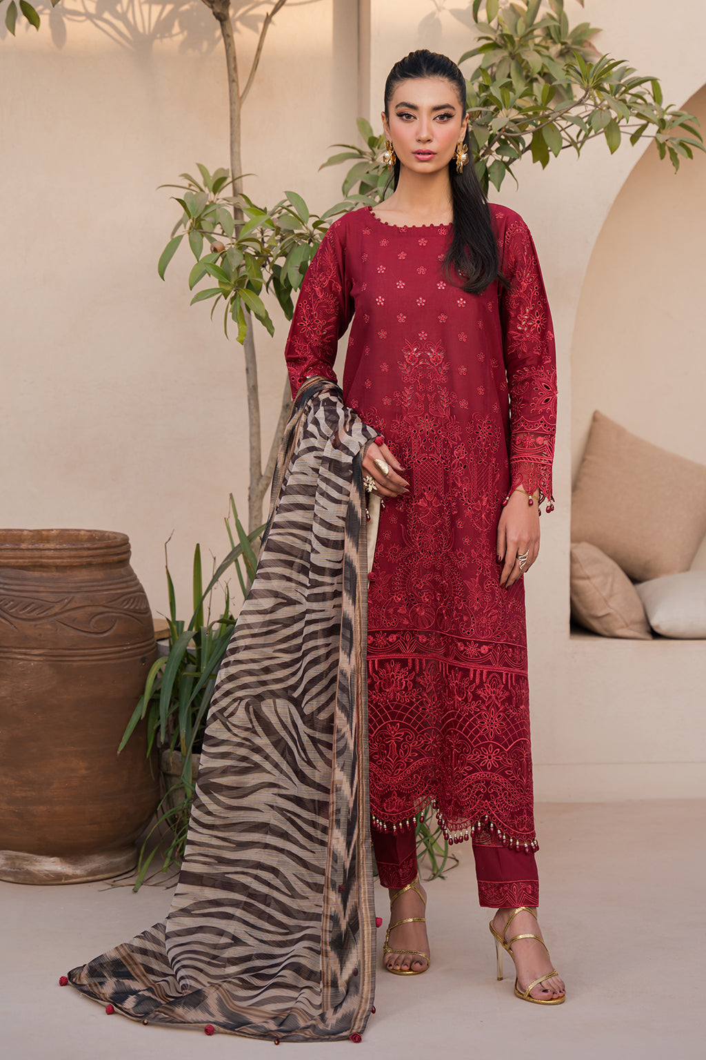 Neeshay Symphony Lawn Unstitched 3-Piece Suit - CADENCE