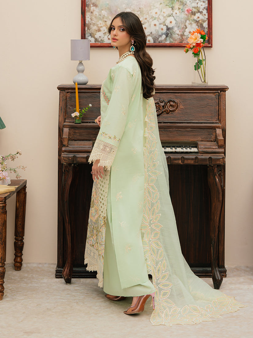 Mahnur Allenura Luxury Lawn Unstitched 3-Piece Suit - ALL-S24V3-CAROLINE