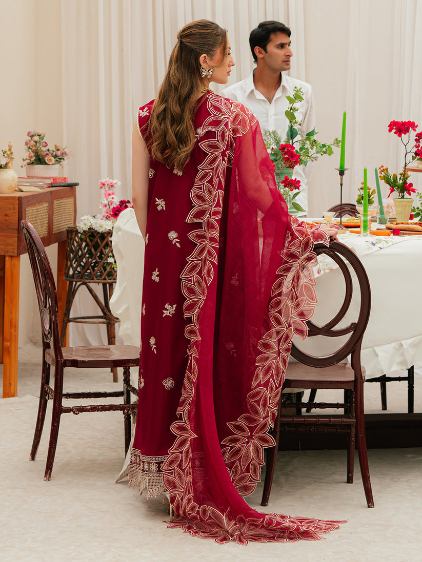 Mahnur Allenura Luxury Lawn Unstitched 3-Piece Suit - ALL-S24V3-CELESTIAL