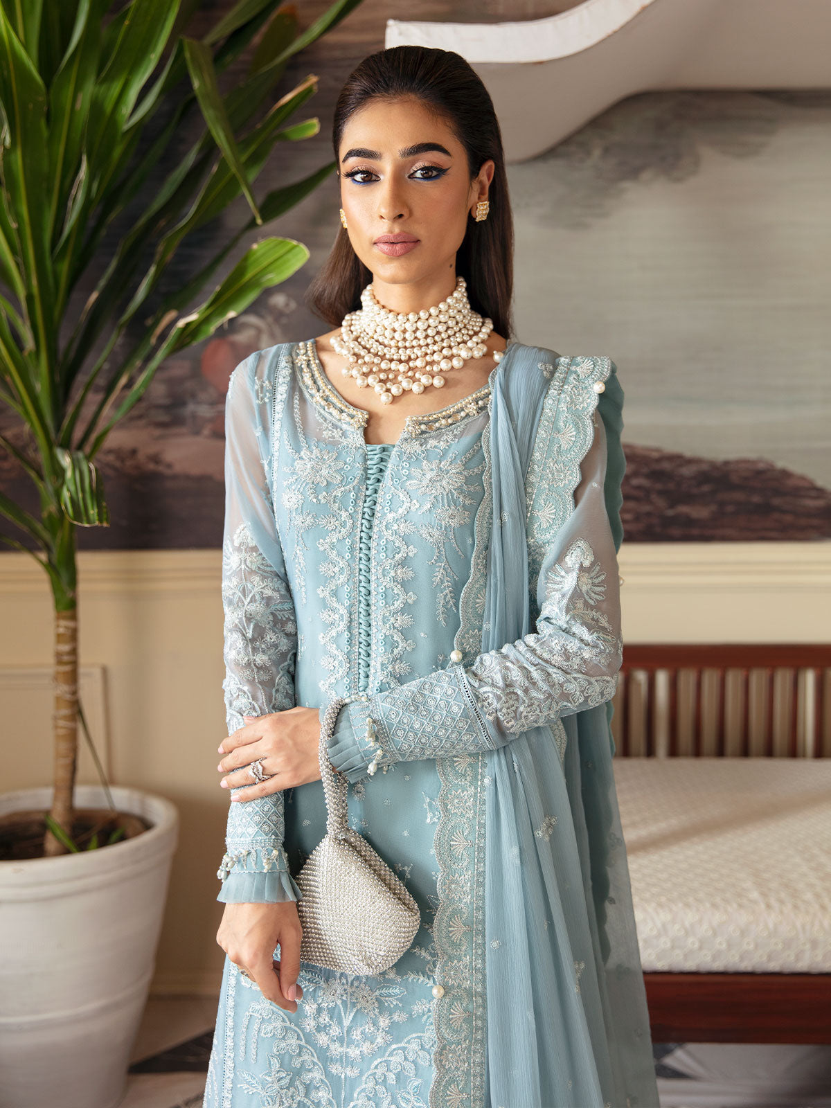 Gulaal Embroidered Chiffon Volume 2 '23 Unstitched 4-Piece Suit - GL-EC-23V1-05-CALYPSO
