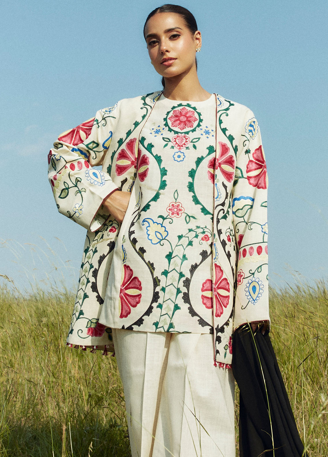 Coco Luxury Winter by Zara Shahjahan Unstitched 3-Piece Suit - CW-ZS-1A