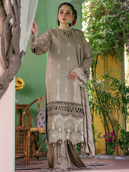 Parishay Dastak Karandi Winter Unstitched 3-Piece Suit - DTK-W23V1-03
