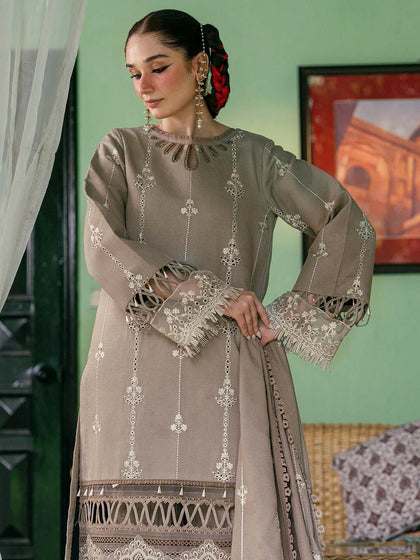 Parishay Dastak Karandi Winter Unstitched 3-Piece Suit - DTK-W23V1-03