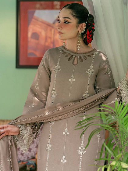 Parishay Dastak Karandi Winter Unstitched 3-Piece Suit - DTK-W23V1-03