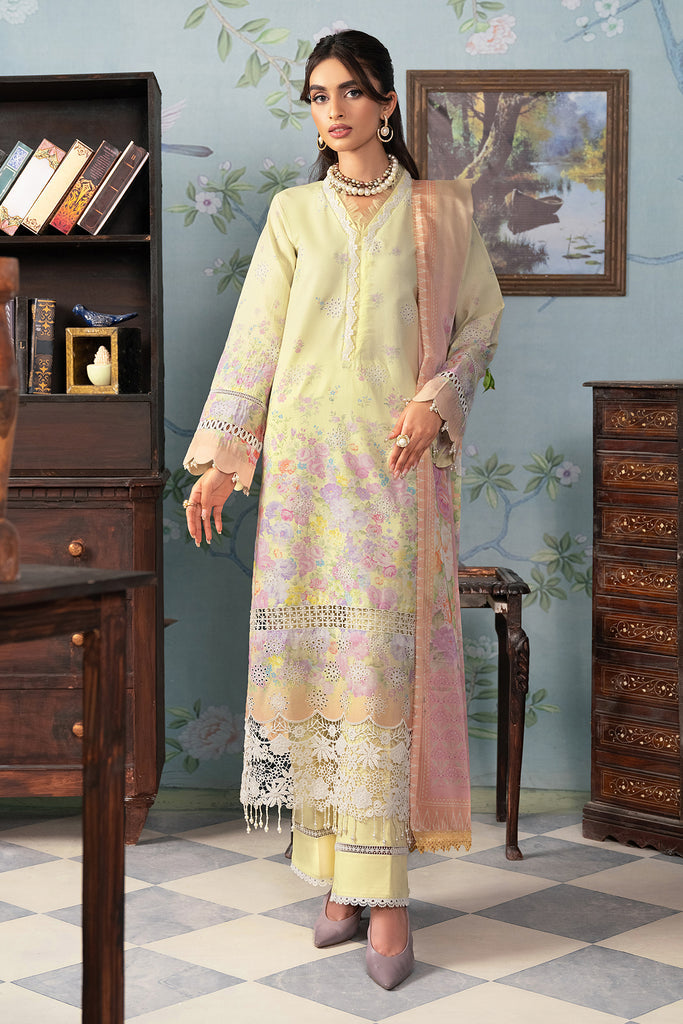 RajBari Premium Chikankari Edition Unstitched 3-Piece Suit - RCK-01