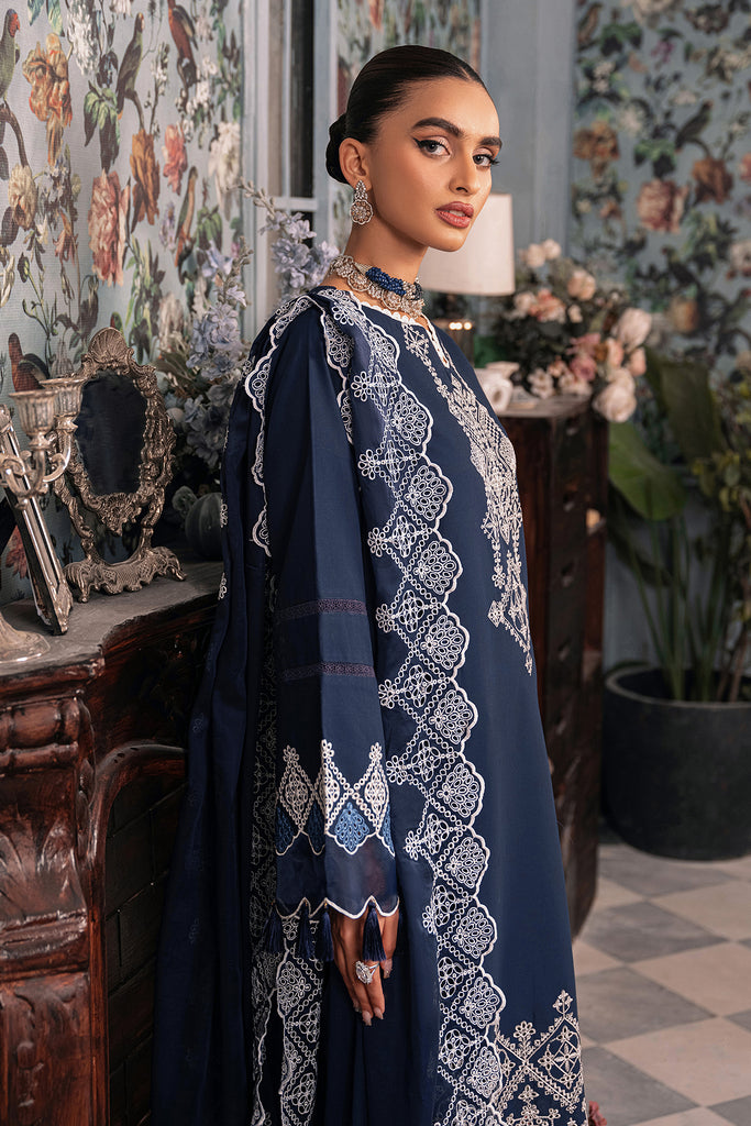 RajBari Premium Chikankari Edition Unstitched 3-Piece Suit - RCK-02