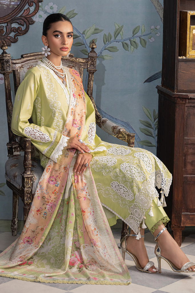 RajBari Premium Chikankari Edition Unstitched 3-Piece Suit - RCK-11