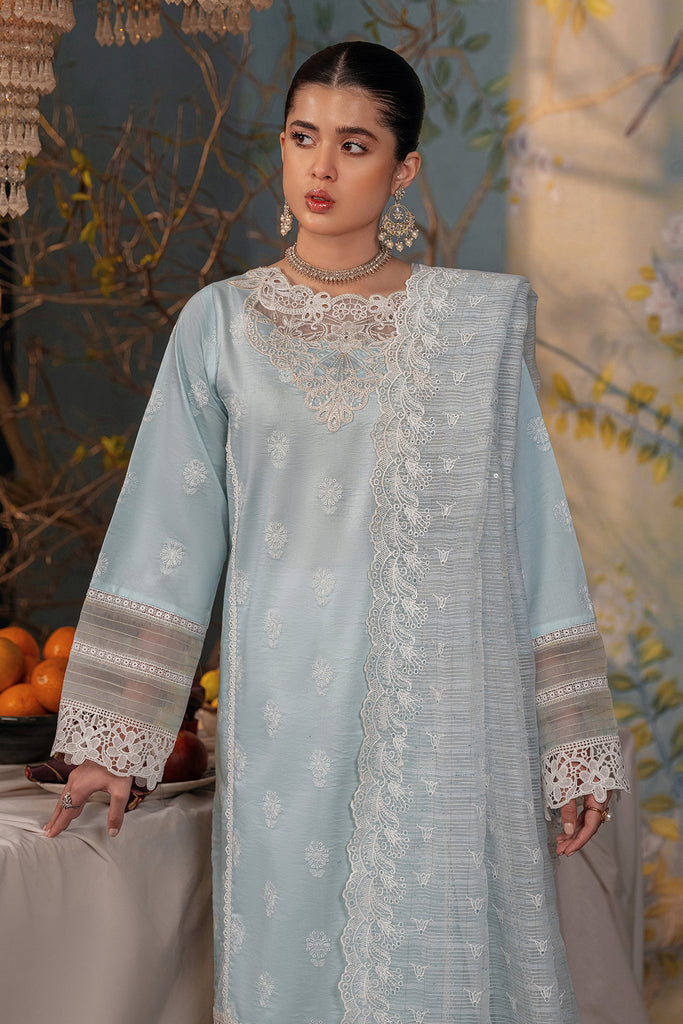 RajBari Premium Chikankari Edition Unstitched 3-Piece Suit - RCK-05