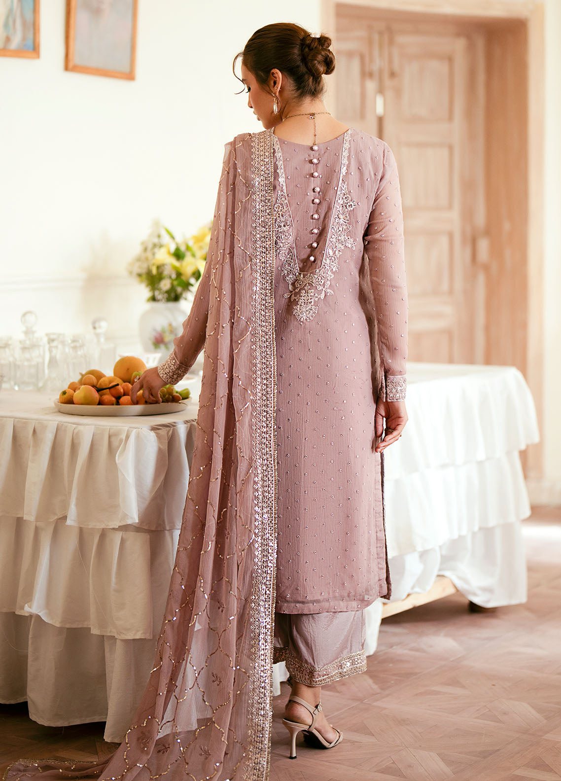 Sahane Elinor Chiffon Unstitched 3-Piece Suit - SC-EL-1802-ELORA