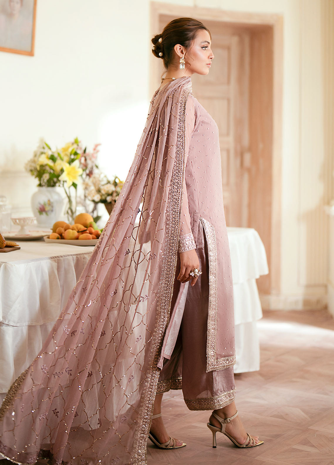 Sahane Elinor Chiffon Unstitched 3-Piece Suit - SC-EL-1802-ELORA
