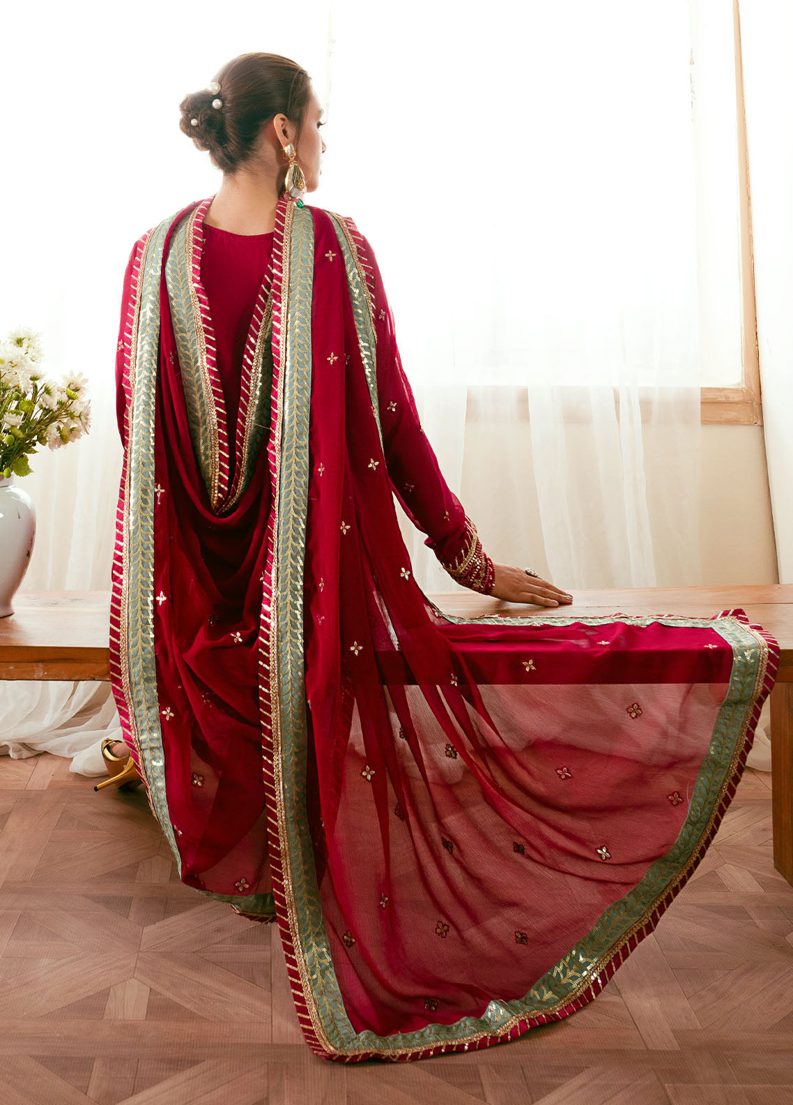 Sahane Elinor Chiffon Unstitched 3-Piece Suit - SC-EL-1808-DAPHNE