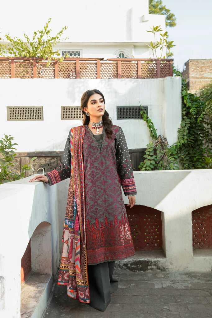Florent Luxury Lawn Unstitched 3-Piece Suit FLL-8B