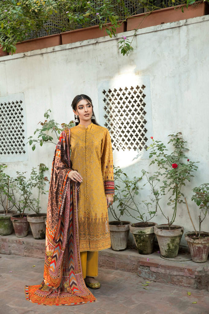 Florent Luxury Lawn Unstitched 3-Piece Suit FLL-8A