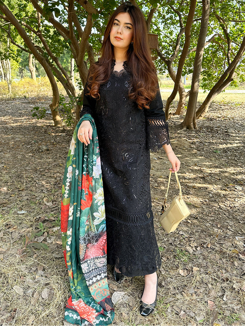 Mahnur Mahrukh Lawn Volume-1 Unstitched 3-Piece Suit - MLL-S24V1-HEMAYAL