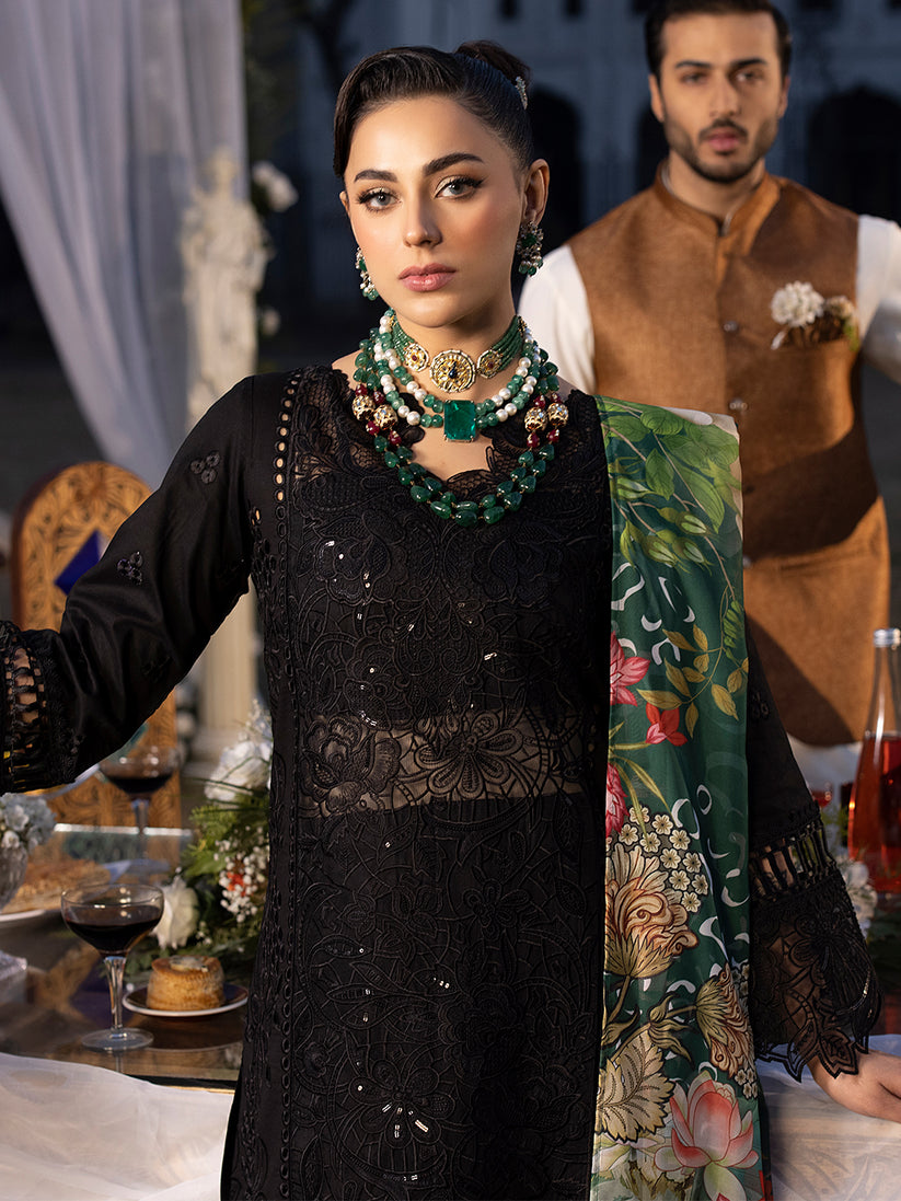 Mahnur Mahrukh Lawn Volume-1 Unstitched 3-Piece Suit - MLL-S24V1-HEMAYAL