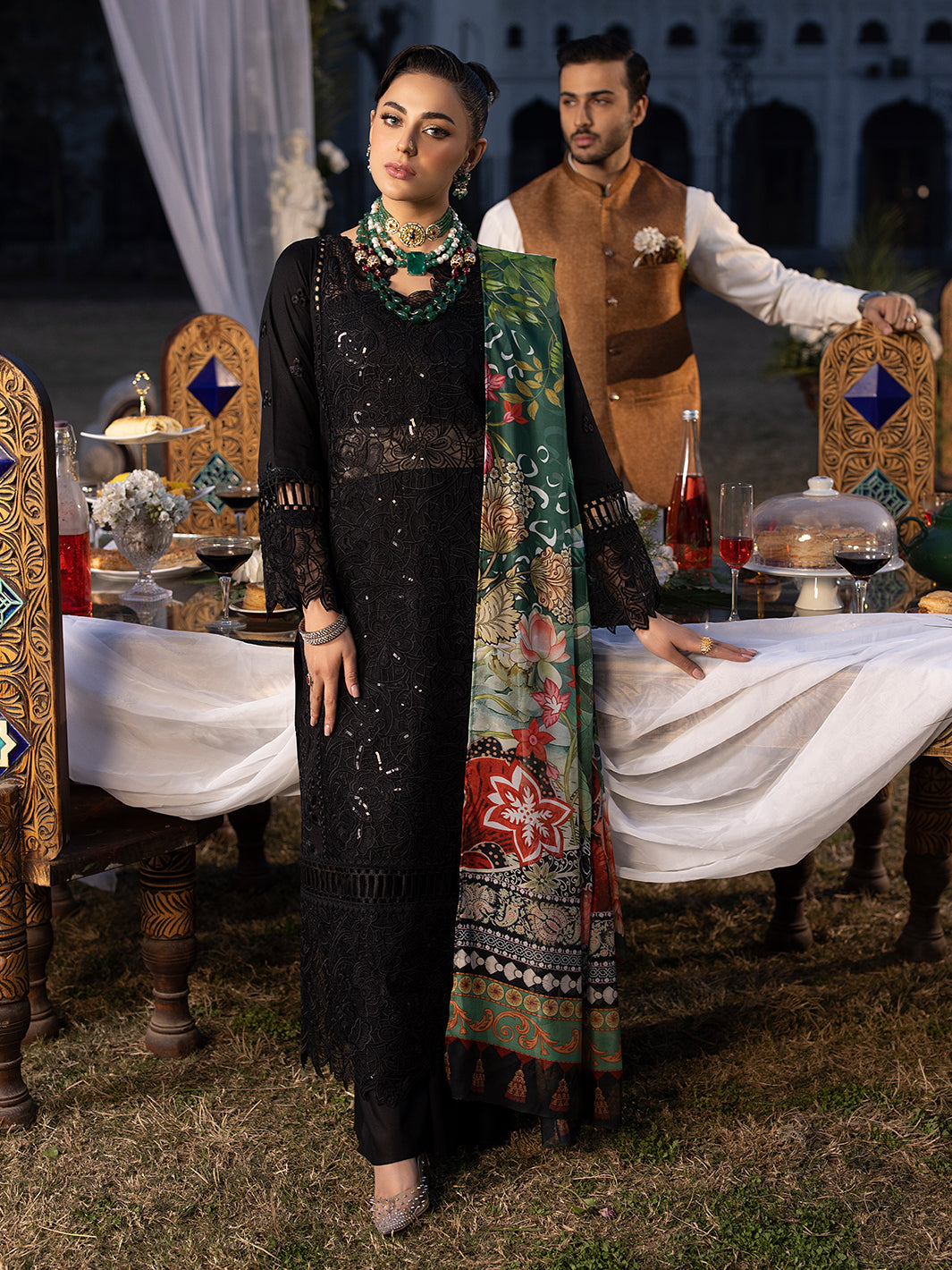 Mahnur Mahrukh Lawn Volume-1 Unstitched 3-Piece Suit - MLL-S24V1-HEMAYAL
