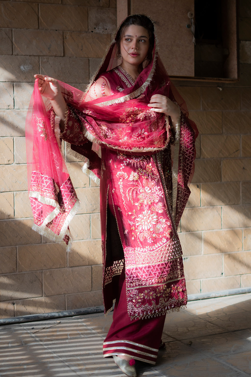Saad Sheikh Flueire Luxury Volume-2 Unstitched 3-Piece Suit-SSF-V2-1122-ARYA