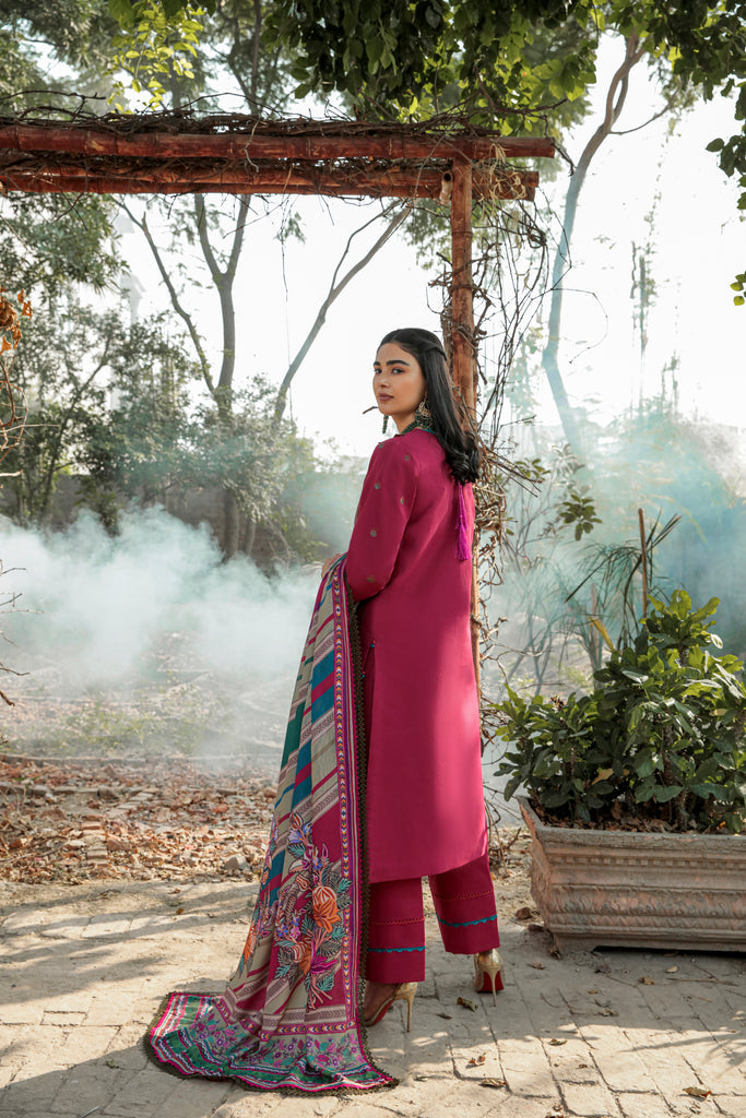 Florent Meeras Premium Khaddar Unstitched 3-Piece Suit FMK-8A