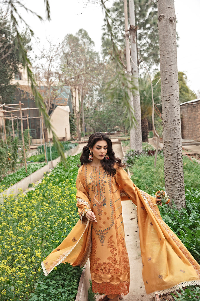 Florent Luxury Lawn Unstitched 3-Piece Suit FLL-4A