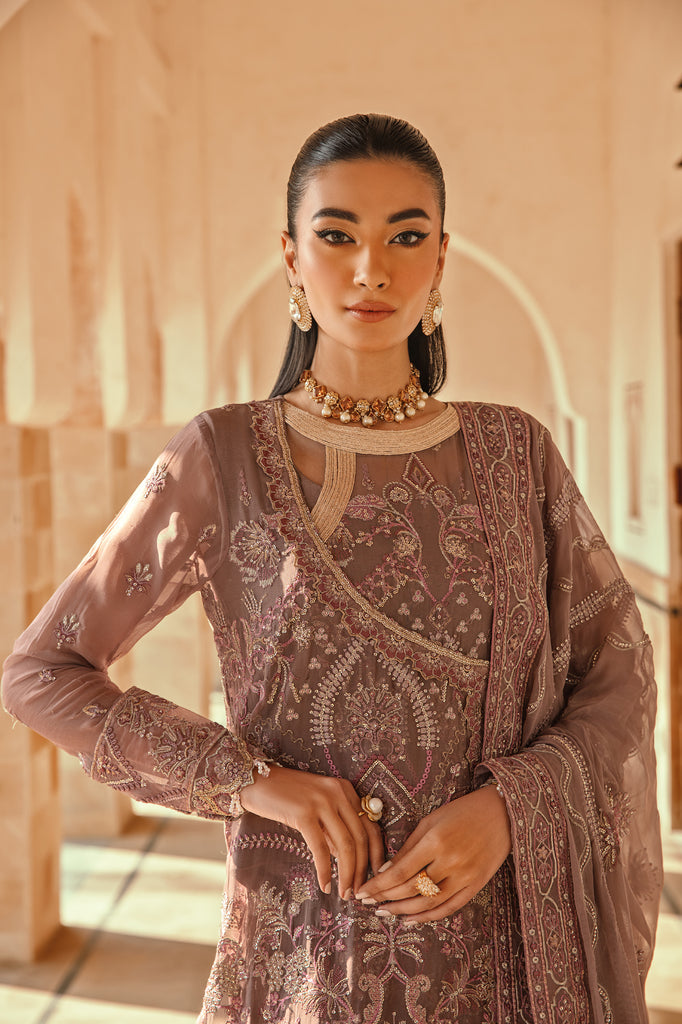 Florent Mehr-un-Nissa Wedding Formals Unstitched 4-Piece Suit FMNW-02-KASHMALA