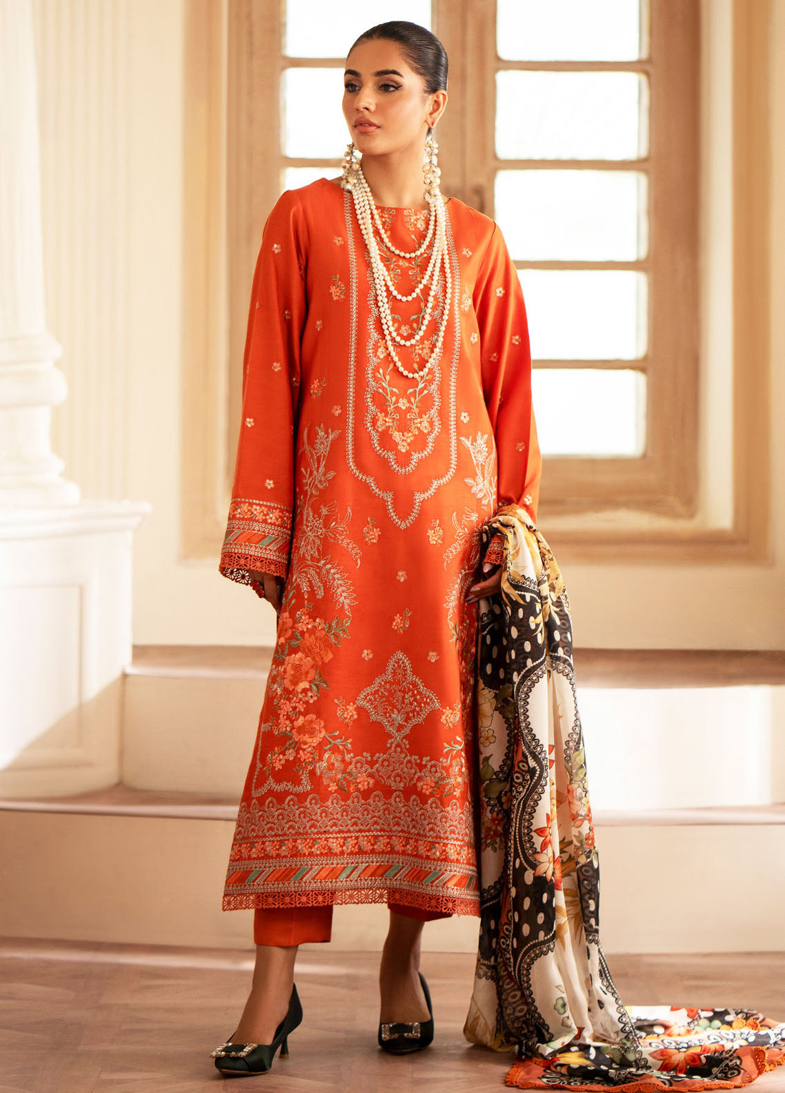 Saad Sheikh Lumiere Luxury Silk Edition Unstitched 3-Piece Suit - SSLS-02-ZENITH