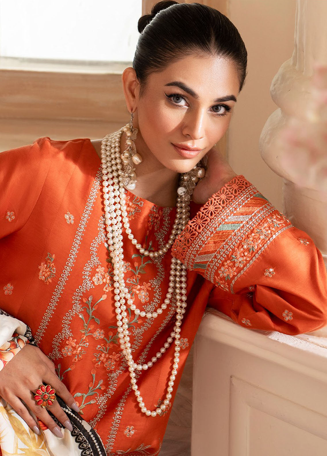 Saad Sheikh Lumiere Luxury Silk Edition Unstitched 3-Piece Suit - SSLS-02-ZENITH
