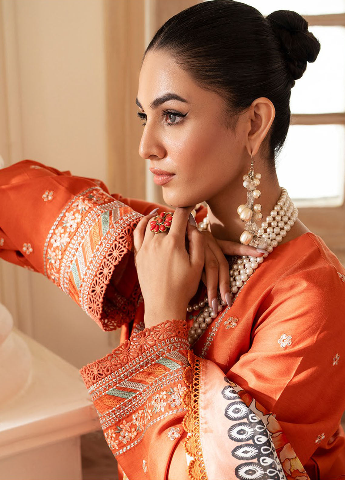 Saad Sheikh Lumiere Luxury Silk Edition Unstitched 3-Piece Suit - SSLS-02-ZENITH