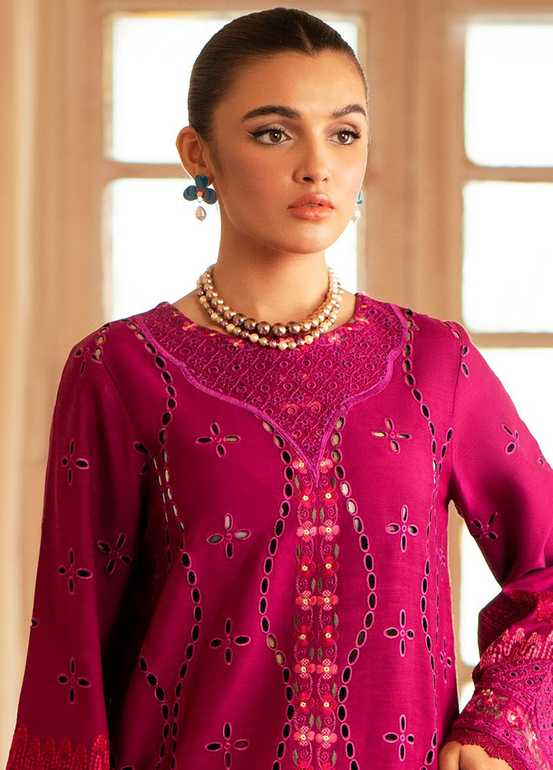 Saad Sheikh Lumiere Luxury Silk Edition Unstitched 3-Piece Suit - SSLS-04-ARCILLA