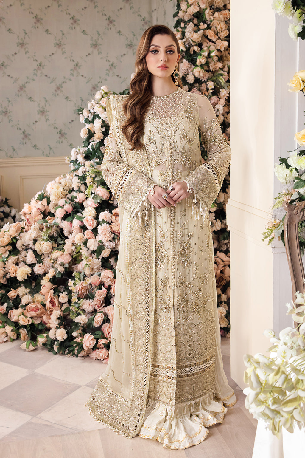 Saad Sheikh Panache Luxury Chiffon Unstitched 4-Piece Suit-SSP-LC-1101-NOOR-E-JAAN