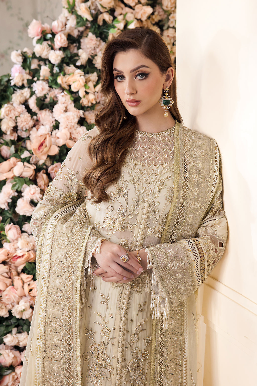 Saad Sheikh Panache Luxury Chiffon Unstitched 4-Piece Suit-SSP-LC-1101-NOOR-E-JAAN