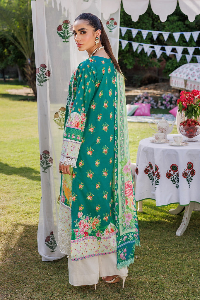 RajBari Exclusive Printkari Lawn Unstitched 3-Piece Suit - RPL-2A