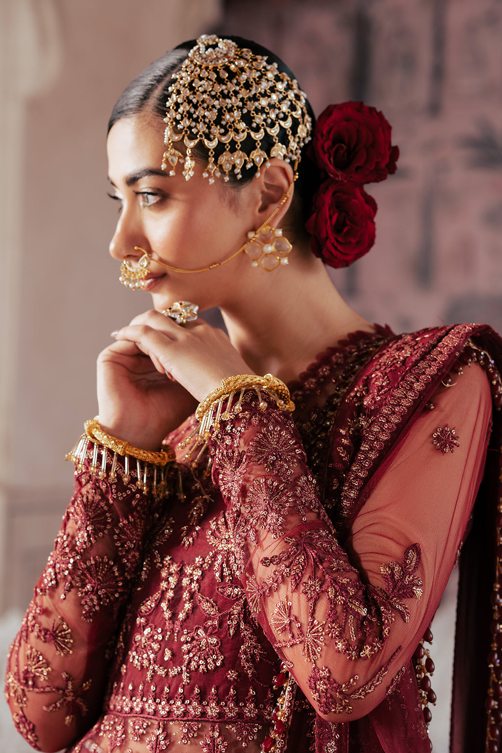 Saad Sheikh Silsila Luxury Festive Unstitched 4-piece Suit - SSS-LF24-1286-Elaila