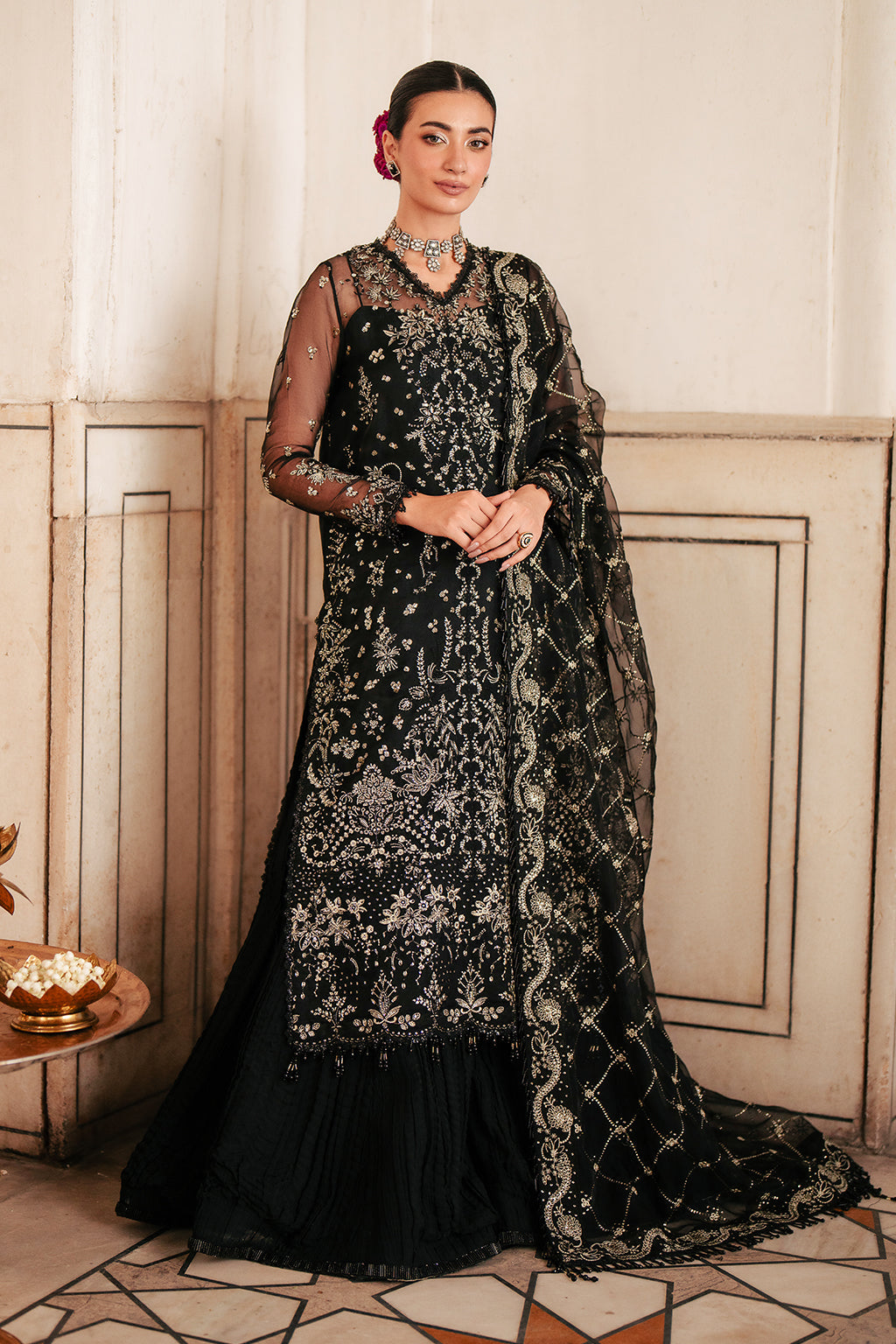 Saad Sheikh Silsila Luxury Festive Unstitched 4-piece Suit-SSS-LF24-1289-AMAYA