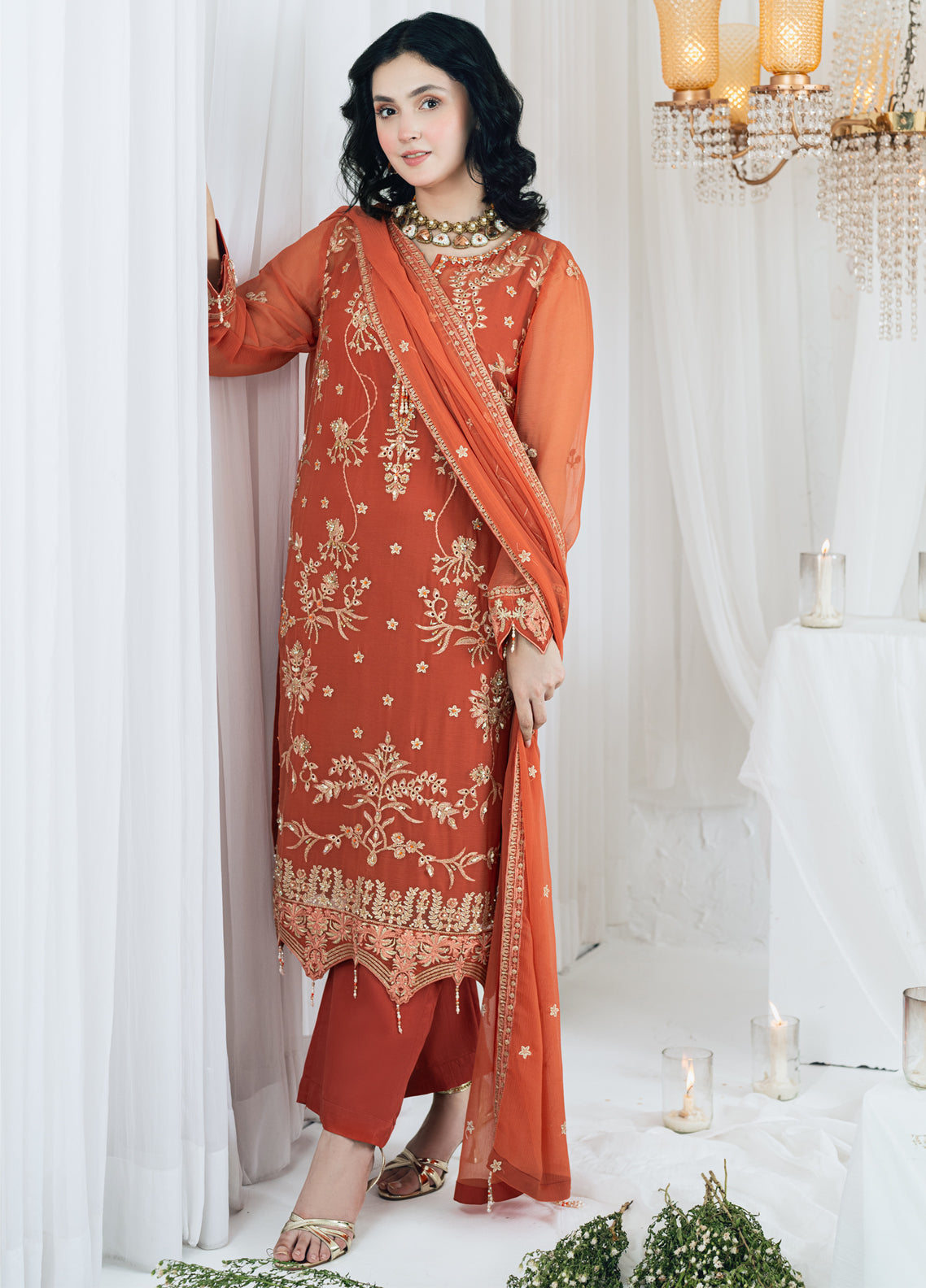 Shamooz Maahi Chiffon Formals Unstitched 3-Piece Suit - SM-CF-01-JANAN
