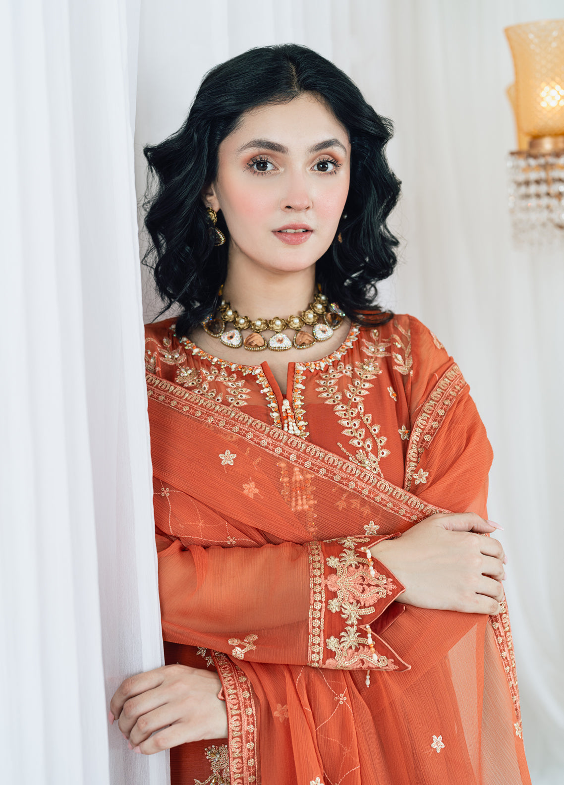 Shamooz Maahi Chiffon Formals Unstitched 3-Piece Suit - SM-CF-01-JANAN