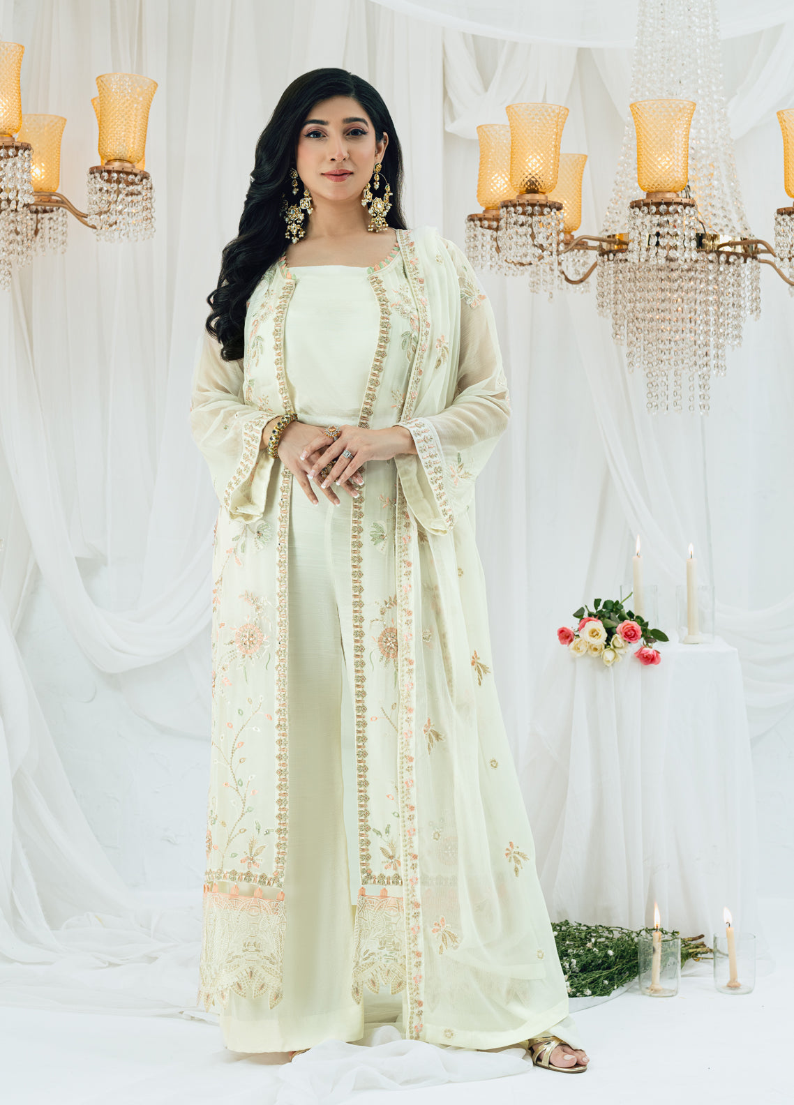 Shamooz Maahi Chiffon Formals Unstitched 3-Piece Suit - SM-CF-03-BISMIL